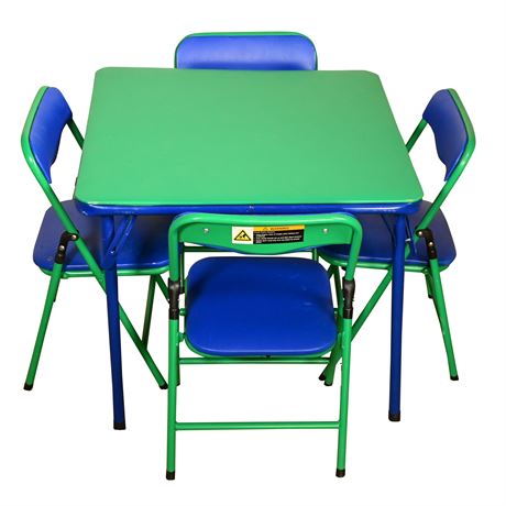 Kids Folding Table and  (4) Chairs