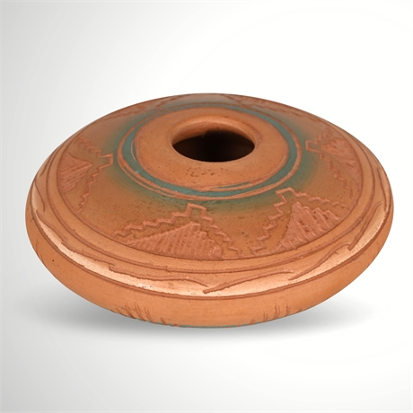 Navajo Miniature Seed Jar – B.H. Nav, Cloud Motif