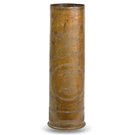 105mm Liberty Bell Engraved Shell from M14
