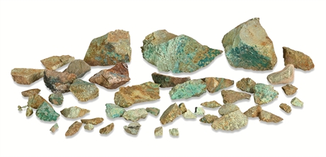Turquoise Colored Mineral Specimen