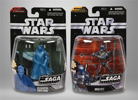 Star Wars: The Saga Collection - Jango Fett & Darth Maul Action Figures