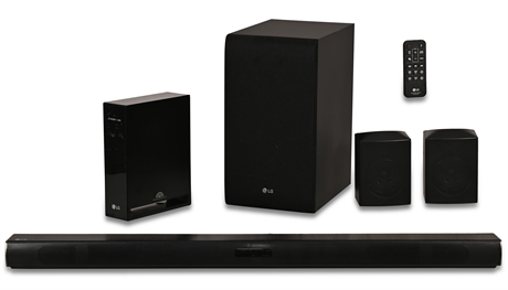 LG 4.1 Channel Sound Bar Surround System with Wireless Subwoofer