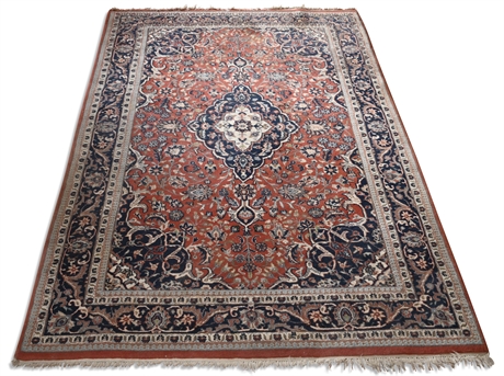 Hand Knotted Tabriz Style Wool Rug