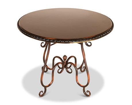 Iron and Wood Table