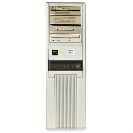 Cyrix 486DRx² Tower PC – Dual Floppy, CD-ROM, Retro 1990s Insight Build