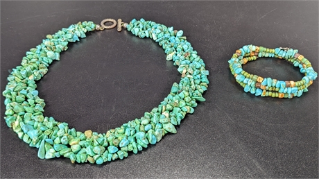 Southwest Style Necklace and Bracelet