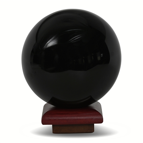 5.5+ Kilo Polished Obsidian Crystal Ball/Orb