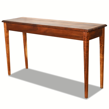 Handcrafted Hawaiian Koa Console Table