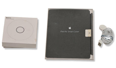 iPad Air Smart Cover & Apple Watch Magnetic Charging Dock