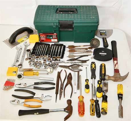 Popular Mechanics 16" Tool Box and Tools