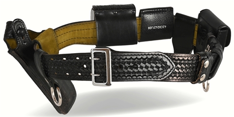 Safariland Leather Duty Belt with Accessories