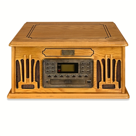 Spirit of St. Louis SOSL Oak Multi-Format Music Center w/ Turntable