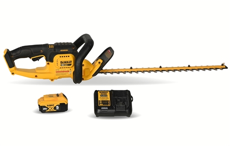 DeWalt 22” 20V MAX Cordless Hedge Trimmer with Battery & Charger