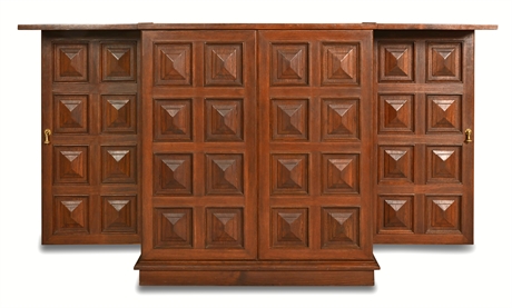 Mid-Century Oscar Nilsson Style Bar Cabinet