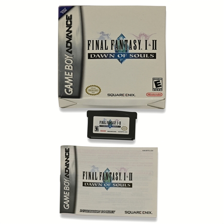 Gameboy Advance: Final Fantasy I & II Dawn of the Souls Game
