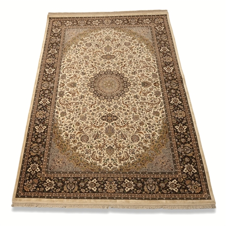 Contemporary Isfahan Design 441 KPI Rug, India