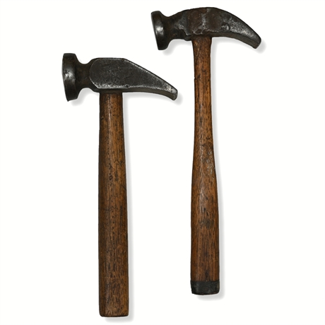 Pair Vintage Cobblers Hammers