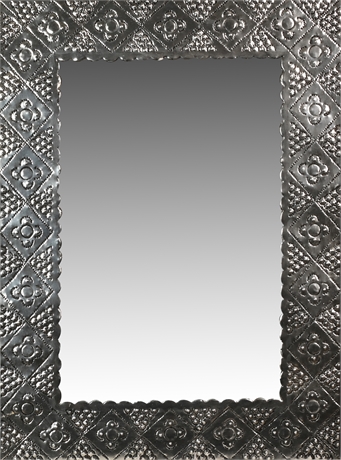 Pressed Tin Mirror