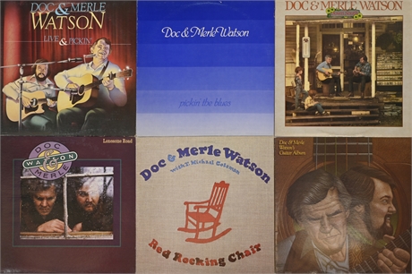 Doc & Merle Watson 6 Albums (1977-1985)