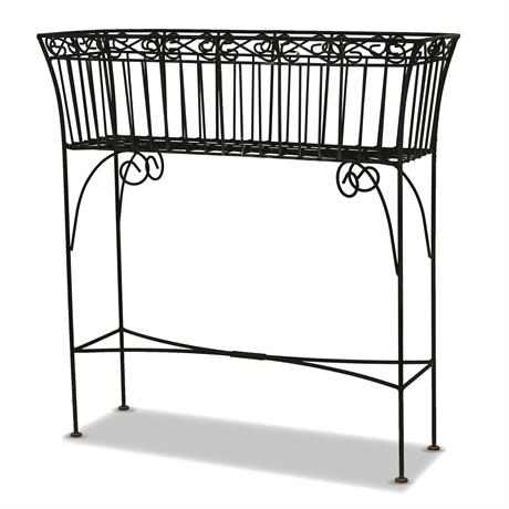 32" Iron Outdoor Planter