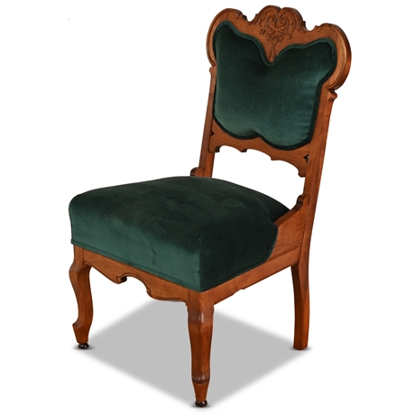 Antique Mahogany Parlor Chair