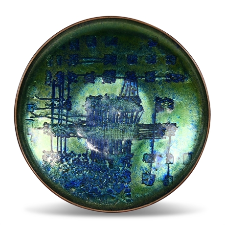 Enameled Copper Bowl by Engo