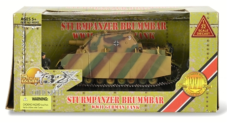 Sturmpanzer Brummbar WWII German Tank Diecast