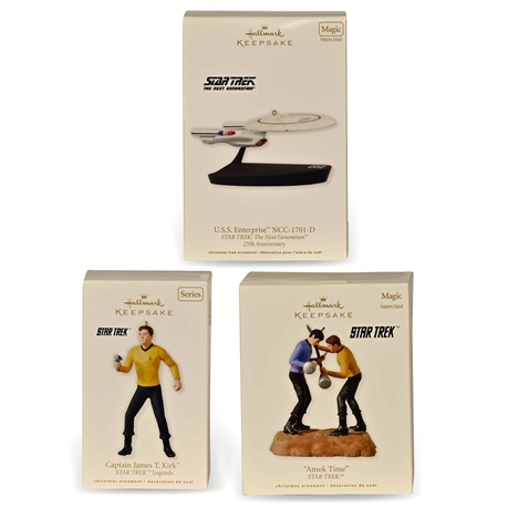 Hallmark "Star Trek" Keepsake Ornaments