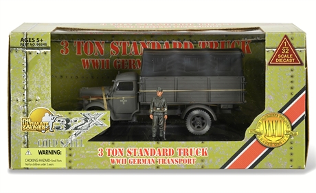 3 Ton Standard Truck WWII German Transport Diecast