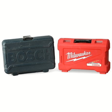 Milwaukee & Bosch Drill Bit Sets