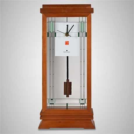 Frank Lloyd Wright Willits Mantel Clock — Bulova B1839