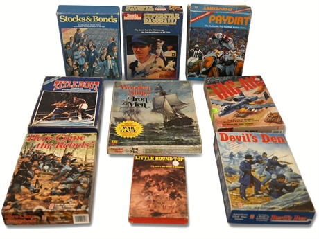 1970's  Avalon Hill Boxed Games