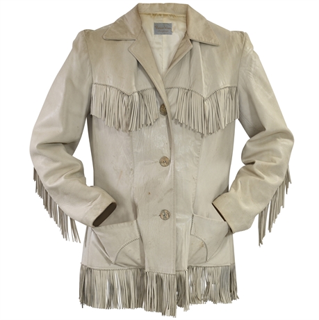 Vintage Leather Fringe Jacket By Pioneer Wear Albuquerque