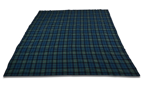 Classic Plaid Wool Blanket (King Size)