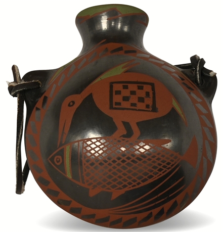 Mata Ortiz Wall Hanging Canteen