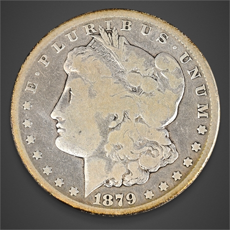 1879-CC Morgan Silver Dollar – Carson City Mint – .900 Silver