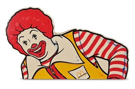 Vintage Ronald McDonald Sign