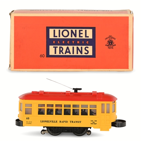 Lionel No. 60 Trolley – Lionelville Rapid Transit