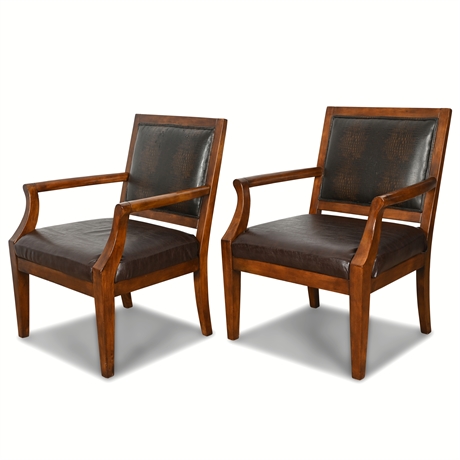 Ashley Furniture® Exotic Showood Accent Chairs