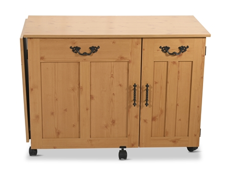 Convertible Sewing Cabinet on Casters