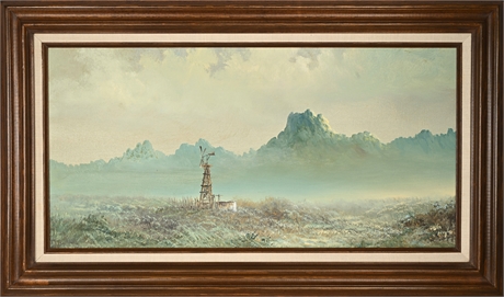 Lester Hughes Windmill Landscape