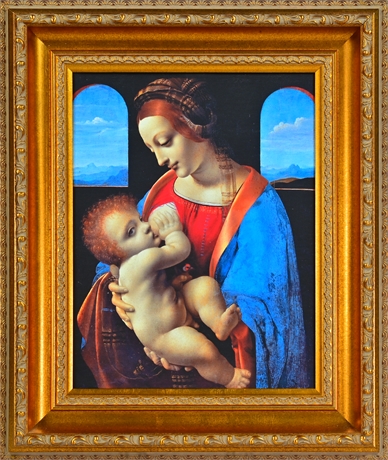 Madonna Litta' by Giovanni Antonio Boltraffio & Leonardo da Vinci