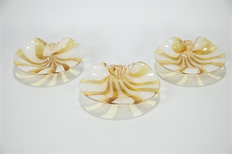 Vintage Murano Shell Dishes