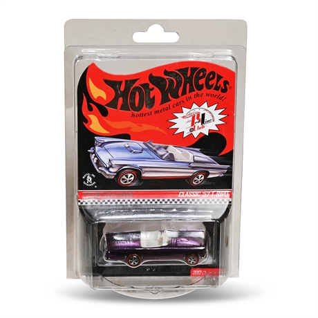 Hot Wheels 2012 RLC Chrome Classic '57 T-Bird Club Car w/Button #307/3000