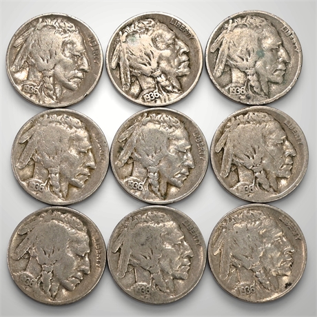 1936 (D) Buffalo Nickels