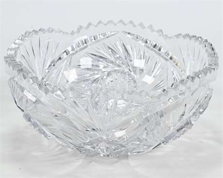 Antique Cut Glass Bowl