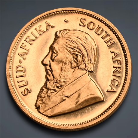 1976 South African 1 T. Oz Gold Coin Krugerrand FINE Bullion