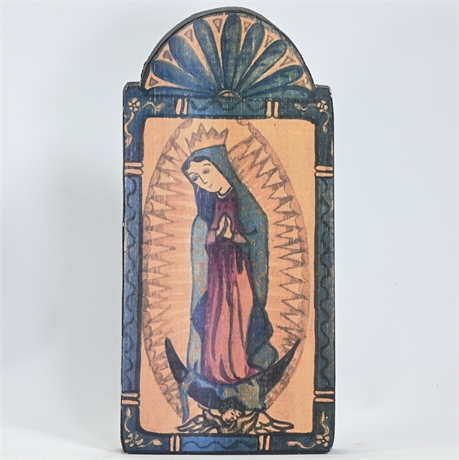 Our Lady of Guadalupe Print on Board