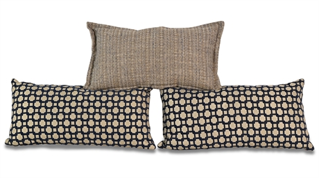 3 piece Bolster Pillow Set