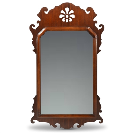Antique Georgian Fretwork Mirror